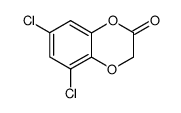 5,7-Dichloro-1,4-benzodioxan-2-one结构式