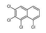 1,2,3,8-Tetrachloronaphthalene Structure