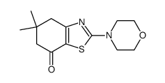 5,5-Dimethyl-2-(Morpholin-4-yl)-5,6-dihydro-1,3-benzothiazol-7(4H)-one Structure