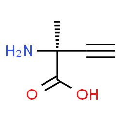 3-Butynoicacid,2-amino-2-methyl-,(2S)-(9CI) Structure