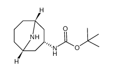 N-(3-endo)-9-Azabicyclo[3.3.1]non-3-ylcarbamic acid 1,1-dimethylethyl ester structure