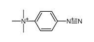 (4-diazoniophenyl)-trimethylazanium Structure