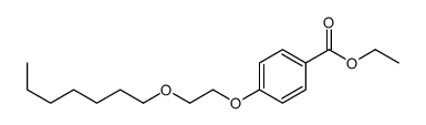 ethyl 4-(2-heptoxyethoxy)benzoate Structure