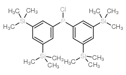 BIS(3,5-BIS(TRIMETHYLSILYL)PHENYL)CHLOROPHOSPHINE Structure