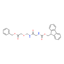 Fmoc-Gly-NH-CH2-O-CH2-Cbz structure