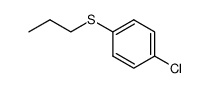 p-chlorphenyl n-propyl sulfide structure