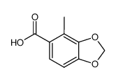 4-Methyl-1,3-benzodioxole-5-carboxylic acid Structure