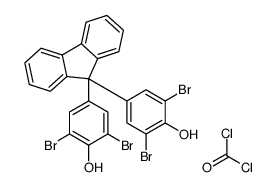 carbonyl dichloride,2,6-dibromo-4-[9-(3,5-dibromo-4-hydroxyphenyl)fluoren-9-yl]phenol Structure