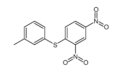 (2,4-dinitro-phenyl)-m-tolyl sulfide Structure