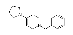 1-benzyl-4-(pyrrolidin-1-yl)-1,2,3,6-tetrahydropyridine structure