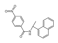 N-[(1R)-1-naphthalen-1-ylethyl]-4-nitrobenzamide结构式