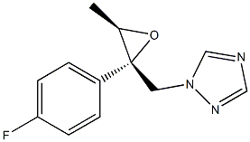 1-(((2S,3R)-2-(4-fluorophenyl)-3-methyloxiran-2-yl)methyl)-1H-1,2,4-triazole结构式