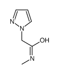 N-methyl-2-pyrazol-1-ylacetamide Structure