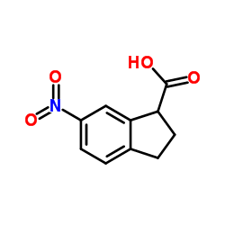 1H-Indene-1-carboxylicacid,2,3-dihydro-6-nitro-,(+)-(9CI) picture