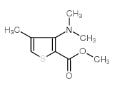 Methyl 3-dimethylamino-4-methylthiophene-2-carboxylate structure