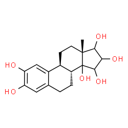 estratriene-2,3,14,15,16,17-hexaol结构式