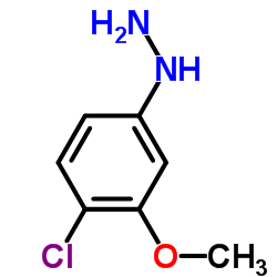 (4-Chloro-3-Methoxy-phenyl)-hydrazine structure