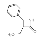 2-Azetidinone, 3-ethyl-4-phenyl- (en)结构式