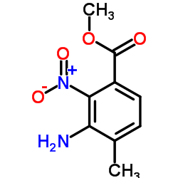 3-Amino-4-methyl-2-nitro-benzoic acid methyl ester picture