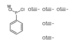 Dichloro(phenyl)phosphinetungsten pentacarbonyl Structure
