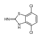 4,7-DICHLOROBENZO[D]THIAZOL-2-AMINE Structure