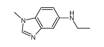 1H-Benzimidazol-5-amine,N-ethyl-1-methyl-(9CI)结构式