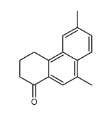 6,9-Dimethyl-1-oxo-1,2,3,4-tetrahydro-phenanthren Structure