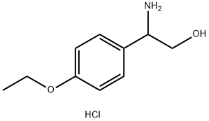 2-Amino-2-(4-ethoxyphenyl)ethan-1-ol hcl Structure