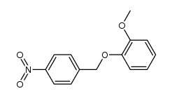 1-methoxy-2-(4-nitro-benzyloxy)-benzene结构式