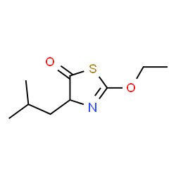 5(4H)-Thiazolone,2-ethoxy-4-(2-methylpropyl)-(9CI)结构式