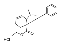 ethyl cis-2-(dimethylamino)-1-phenylcyclohex-3-ene-1-carboxylate hydrochloride结构式