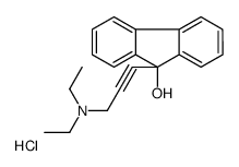 9-(3-(Diethylamino)-1-propynyl)fluoren-9-ol hydrochloride结构式