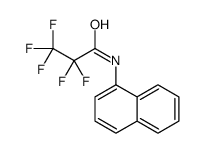2,2,3,3,3-Pentafluoro-N-(1-naphthalenyl)propanamide结构式