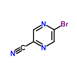 5-Bromopyrazine-2-carbonitrile Structure