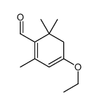 4-ethoxy-2,6,6-trimethylcyclohexa-1,3-diene-1-carbaldehyde Structure