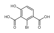 2-Brom-4-hydroxy-isophthalsaeure结构式