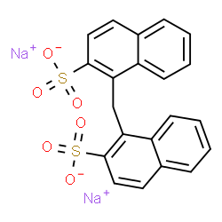 disodium 1,1'-methylenedi(naphthalene-2-sulphonate)结构式
