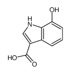 1H-INDOLE-3-CARBOXYLIC ACID,7-HYDROXY Structure