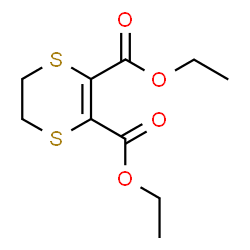 5,6-Dihydro-1,4-dithiin-2,3-dicarboxylic acid diethyl ester Structure