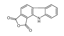10H-furo[3,4-a]carbazole-1,3-dione Structure