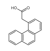 4-Phenanthreneacetic acid Structure