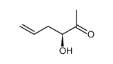 5-Hexen-2-one, 3-hydroxy-, (3S)- (9CI)结构式