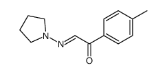 4'-Methyl-α-(1-pyrrolidinylimino)acetophenone结构式