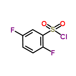 2,5-二氟苯磺酰氯结构式