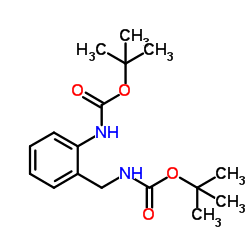 tert-Butyl 2-Boc-aminobenzylcarbamate Structure