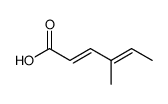 4-Methyl-Hexa-2,4-Dienoic Acid Structure
