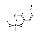 (2,4-dichlorophenoxy)-methoxy-methyl-sulfanylidene-λ5-phosphane结构式