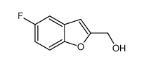(5-Fluoro-1-benzofuran-2-yl)methanol Structure