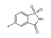 5-fluoro-1,1,3-trioxo-2,3-dihydrobenzo[d]isothiazine Structure