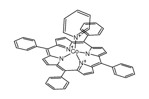 5,10,15,20-tetraphenyl-21H,23H-porphinecobalt(II) pyridine Structure